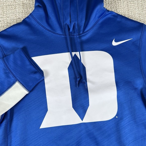 Nike Therma-Fit Men's Small Duke Blue Devils Fleece Lined Hoodie Sweatshirt - Picture 1 of 7